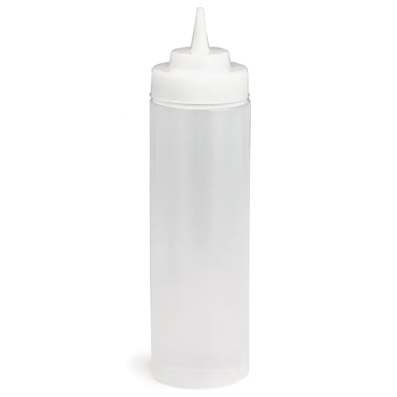 TableCraft | WideMouth Squeeze Bottle, 12 oz, Clear - ChefEquipment.com