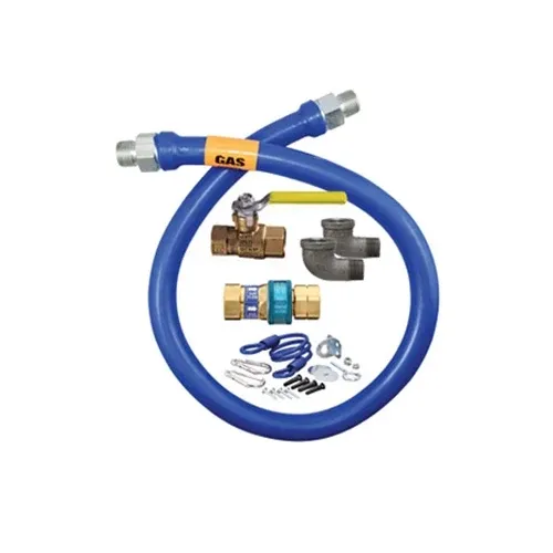 Dormont | Blue Hose Gas Connector Kit, 1" - ChefEquipment.com