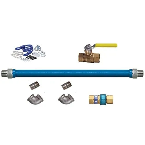 Dormont | Blue Hose Gas Connector Kit, 1/2" - ChefEquipment.com