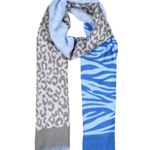 Women’s Leopard and Zebra Print Lightweight Scarf