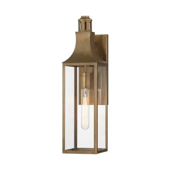 Lancaster 5.5" 1-Light Outdoor Wall Lantern | Atlas Bronze