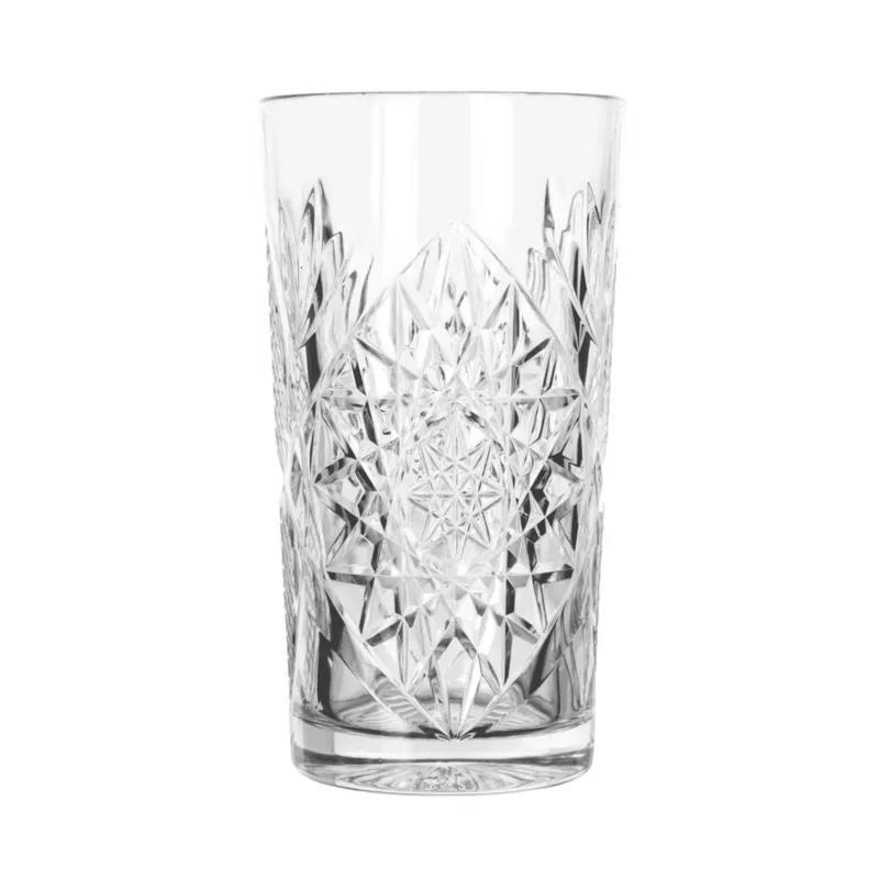Libbey Hobstar Cooler Glass, 16 oz (12-pack)