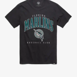 MIAMI MARLINS COOPERSTOWN DOUBLE HEADER '47 FRANKLIN TEE