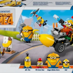 Lego Despicable Me 4 Minions and Banana Car