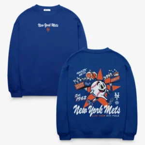 NEW YORK METS FAN FUEL '47 OVERSIZED CREW WOMEN