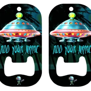 UFO dog tag