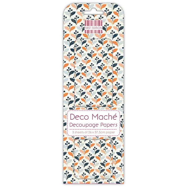 First Edition FSC Deco Mache - Retro Repeat