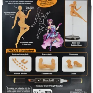 MISTER GRAPHIT 2.0 - Poseable Figure Set for dra