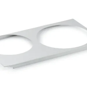 Vollrath Full Size Two Opening Adapter Plate for 1 x 7 Qt & 1 x 11 Qt Round Inserts