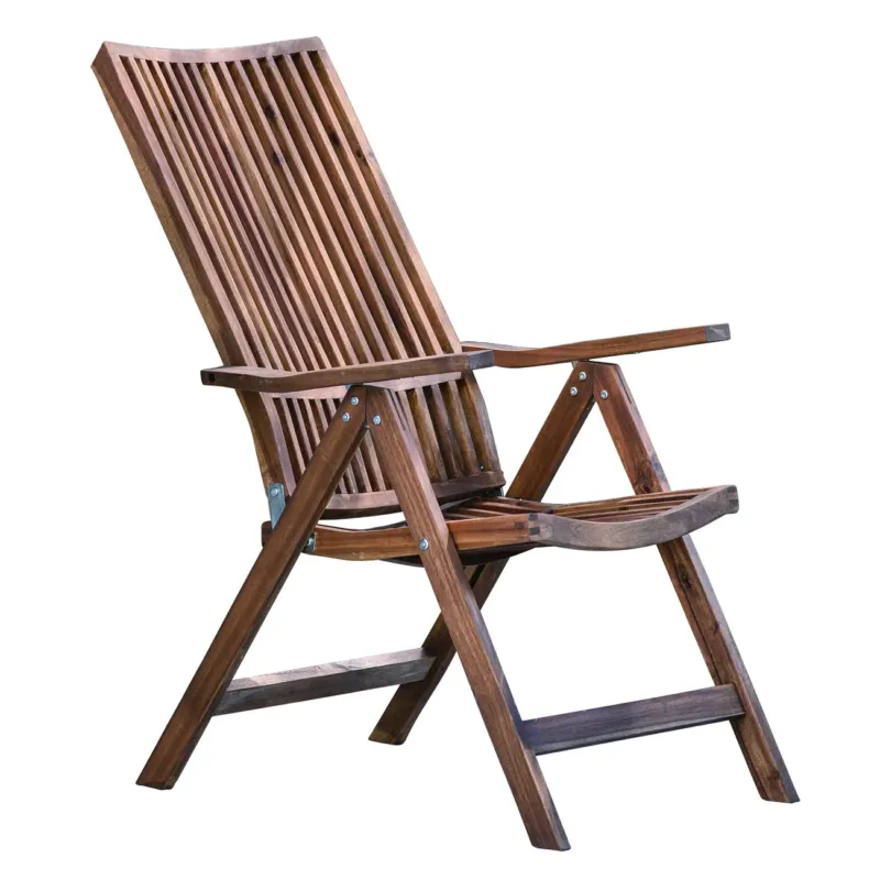 A&B Home Bayside Retreat Adjustable Lounge Chair | Outdoor Recliners & Lounge Chairs | Modishstore