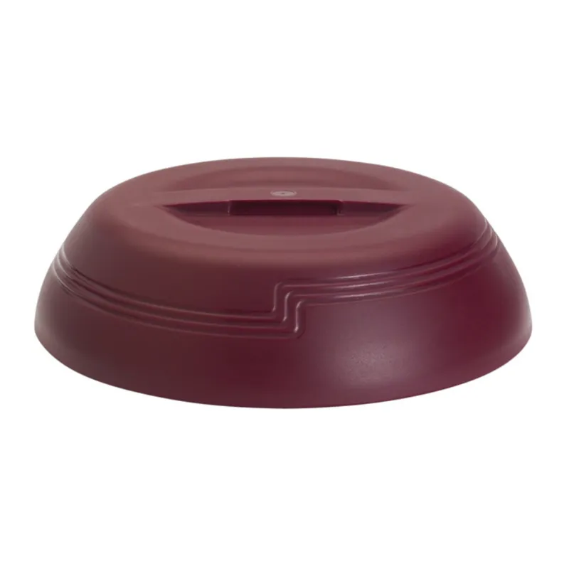 Cambro Camwear Shoreline Insulated Delivery Ware Low Profile Dome, 9" (12-pack)