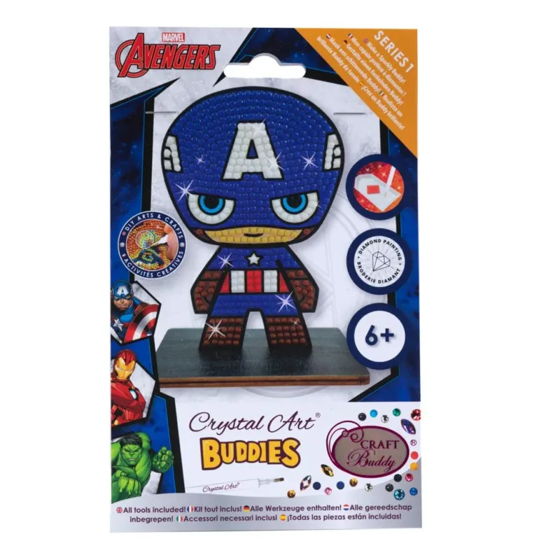 Crystal Art Buddy - Captain America