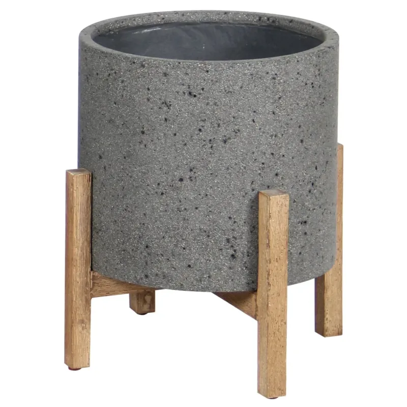 Millie Large Patio Planter | Speckled Grey