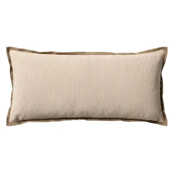 Sullivan Pillow | Jeremiah Brent X Loloi | Natural / Brown