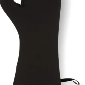 San Jamar UltiGrips Oven Mitt, 17", Black Neoprene
