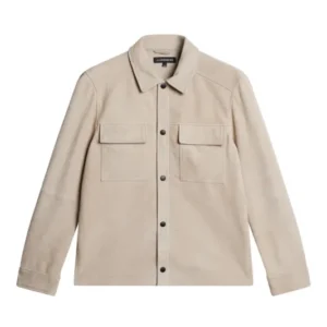 Wilden Suede Overshirt / Moonbeam