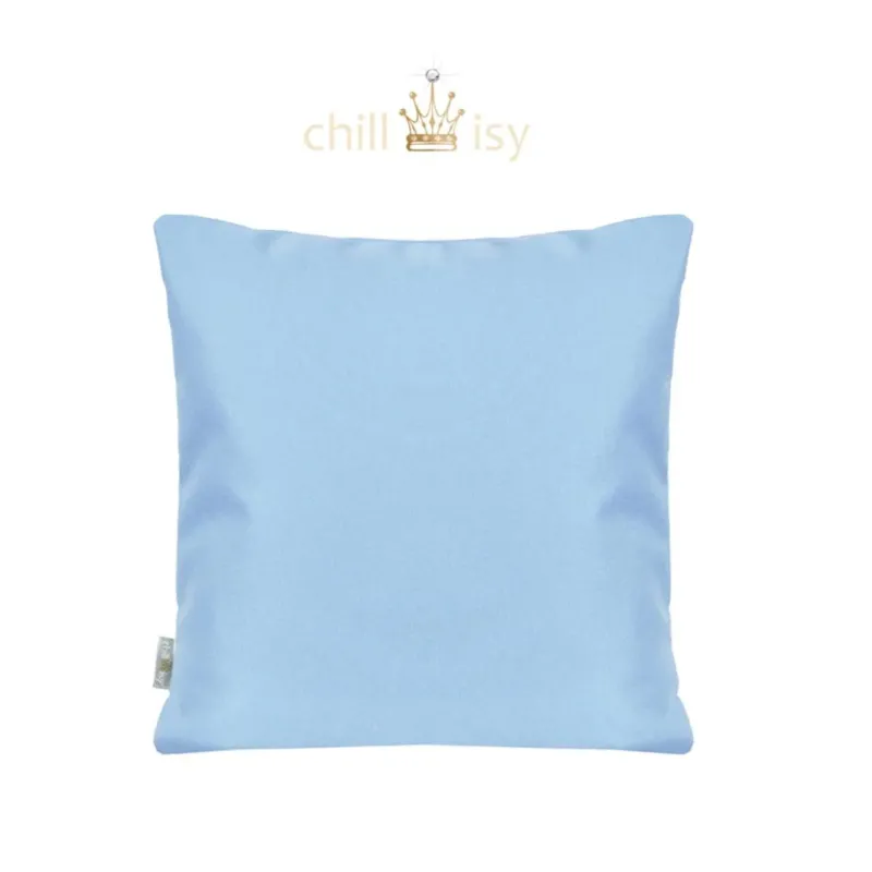Kissen Hellblau, Blau. Verwendung: Indoor, Outdoor, Yacht. Hergestellt in Deutschland. chillisy