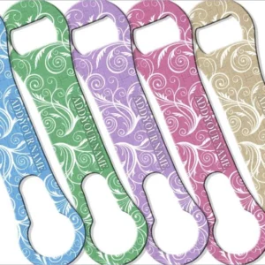 "ADD YOUR NAME" V-ROD® Bottle Opener – Burlap Lace – Several Color Options