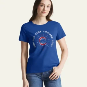 CHICAGO CUBS SHINE LINES '47 WOMEN'S EVERYDAY TEE