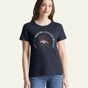 DENVER BRONCOS SHINE LINES '47 WOMEN'S EVERYDAY TEE