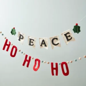 Salutations Garland Set of 2 By Accent Decor | Garland & Wreath | Modishstore - 1