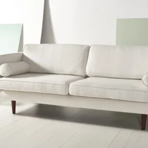 Safavieh Hurley Mid-Century Sofa - White | Sofas | Modishstore