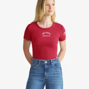 NEW JERSEY DEVILS SPIRITED '47 WOMEN'S BABY RIB TEE