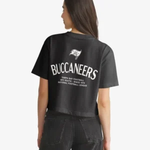 TAMPA BAY BUCCANEERS HADRIAN '47 FOUNDATION CROP TEE WOMENS