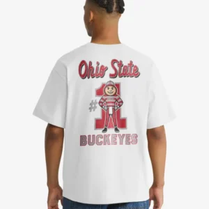 OHIO STATE BUCKEYES CAMPUS MASCOT BACKER '47 FOUNDATION TEE