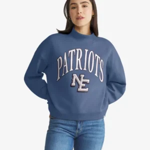 NEW ENGLAND PATRIOTS RIVALRY '47 WOMEN'S VANTAGE MOCK NECK