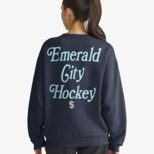 SEATTLE KRAKEN SHOUT IT OUT '47 WOMEN'S OVERSIZED CREW