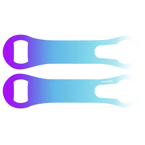 Purple to Blue to White Gradient V-Rod® Opener